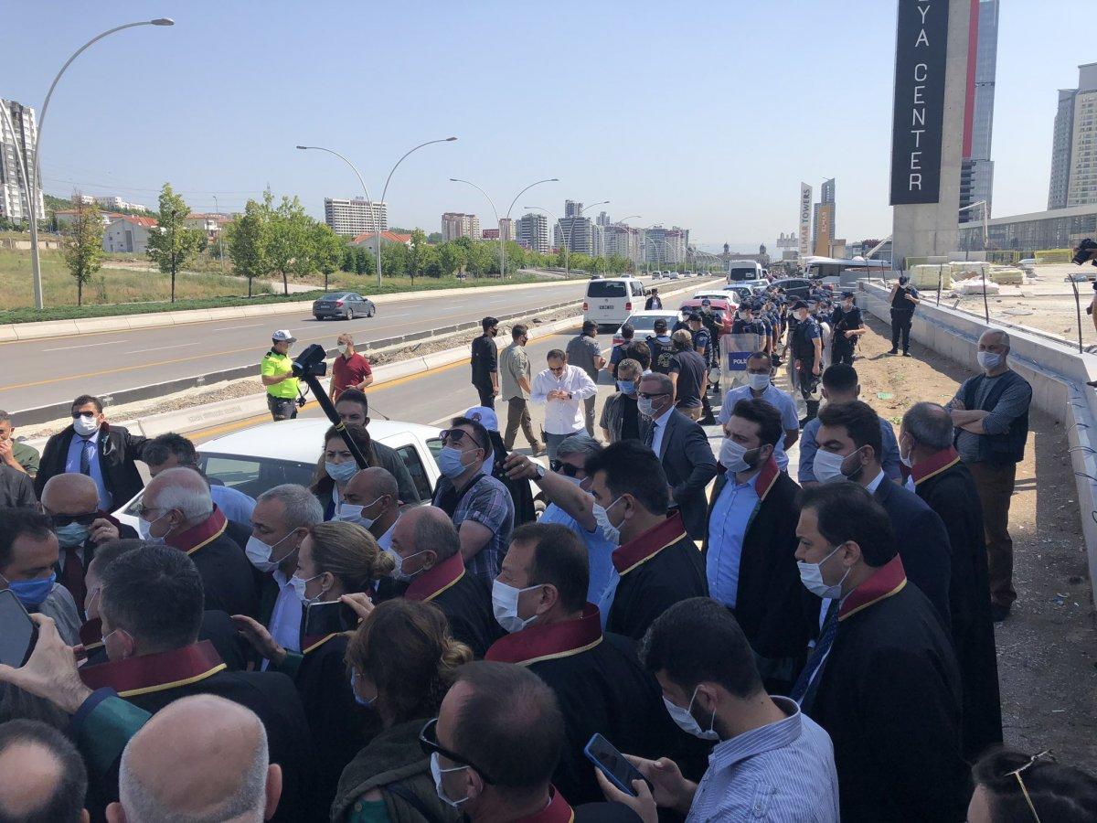 Baro üyelerinin Ankara'ya girişine izin verilmedi