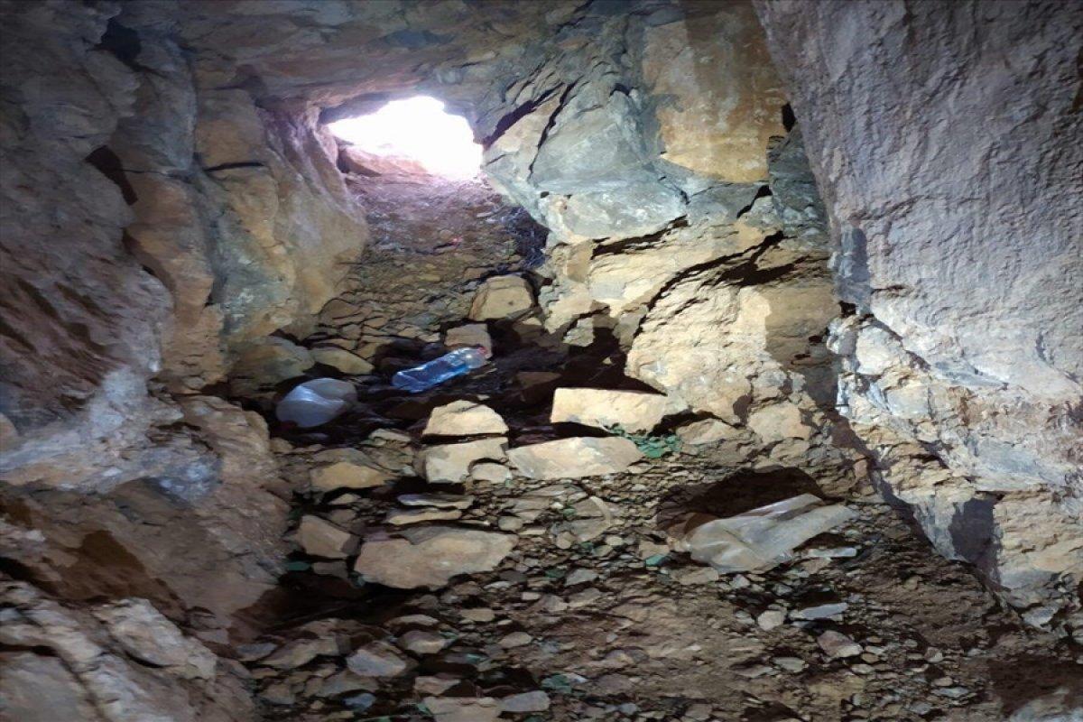 Haftanin'de 150 metrelik mağara bulundu