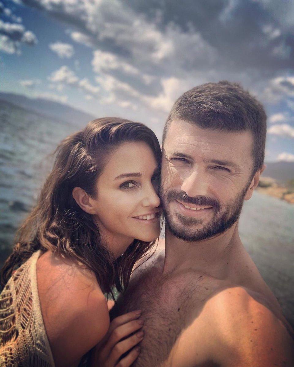 Rojda Demirer'in tatil pozu