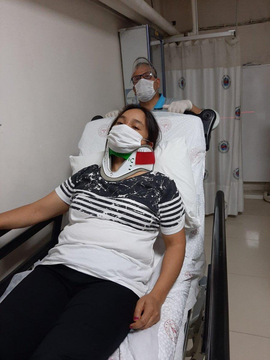 Alişan, çocuğu ve eşinin de olduğu araçla takla attı