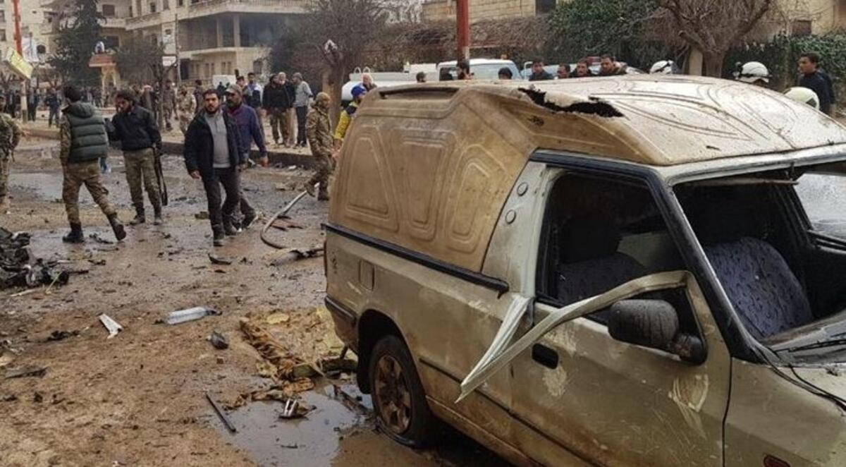 Afrin'de bombalı terör saldırısı: 2 ölü, 5 yaralı