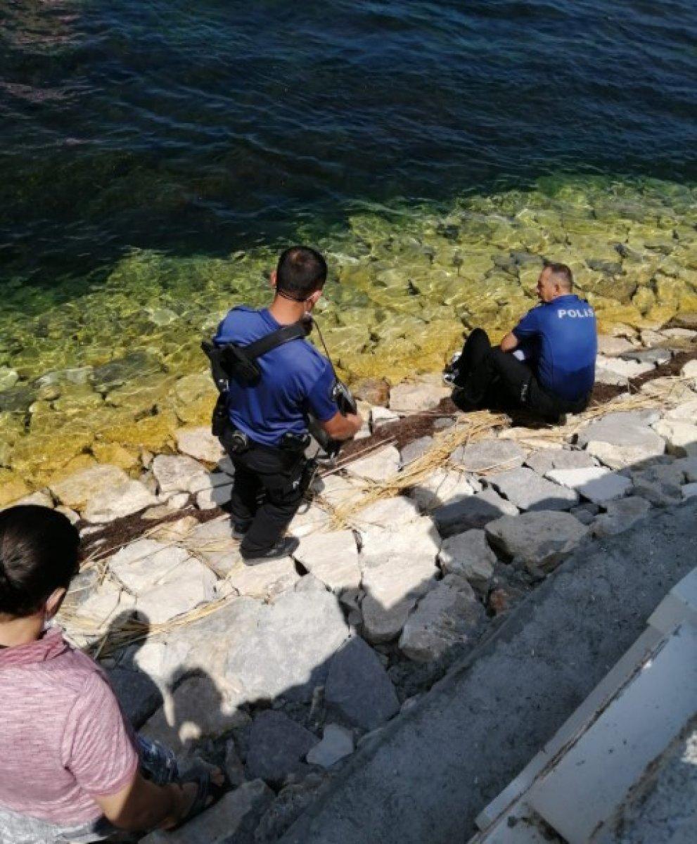 Konya'da göle atlayan kadını polis kurtardı