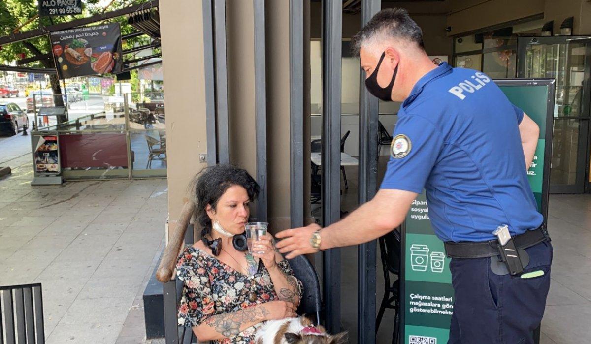 İstanbul’un göbeğinde sızan genç kadın