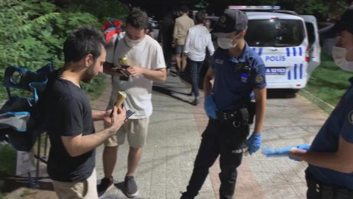 Moda sahilinde dans edenlere 31 bin 500 TL ceza kesildi