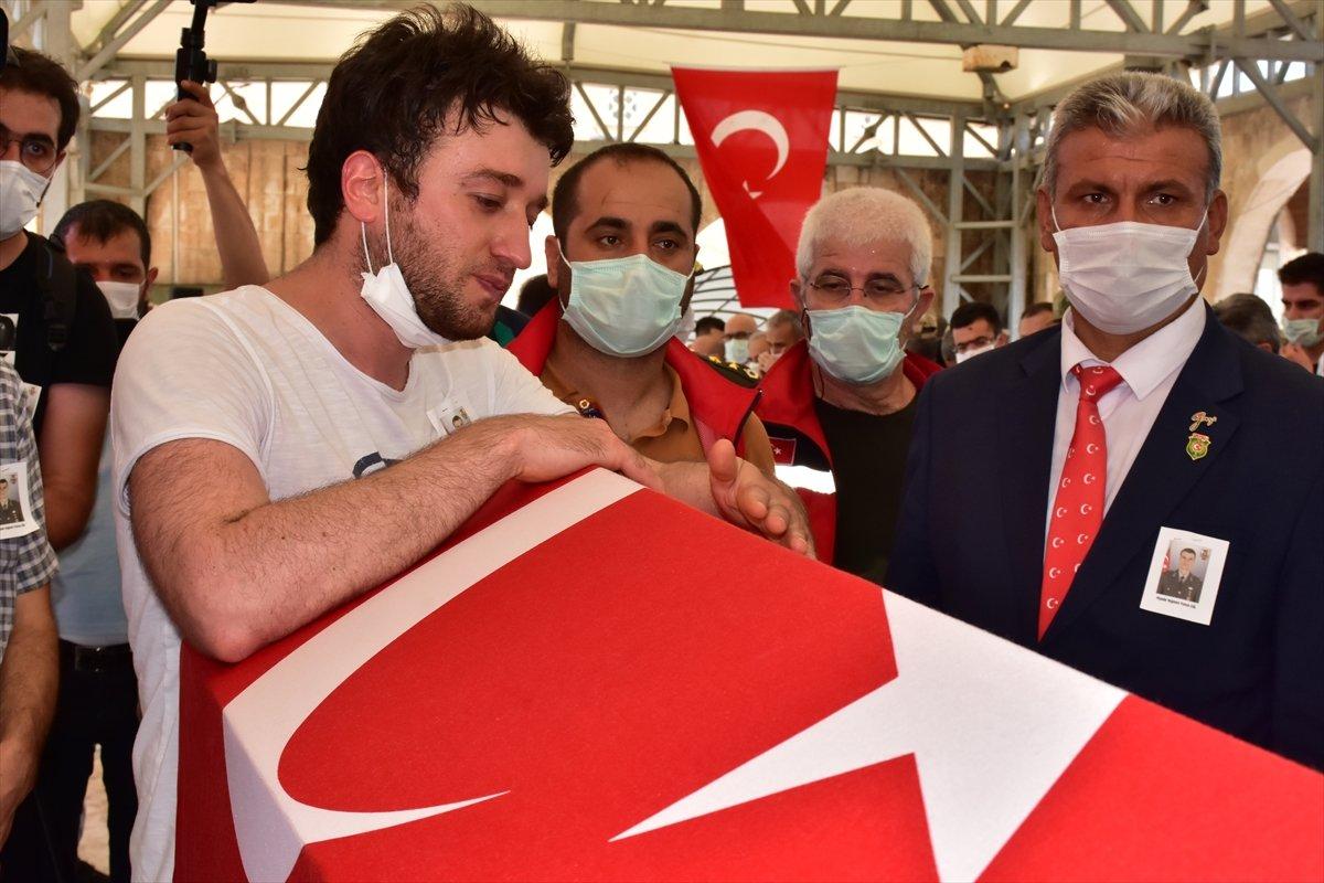 Şehit Piyade Teğmen Yunus Gül, son yolculuğuna uğurlandı