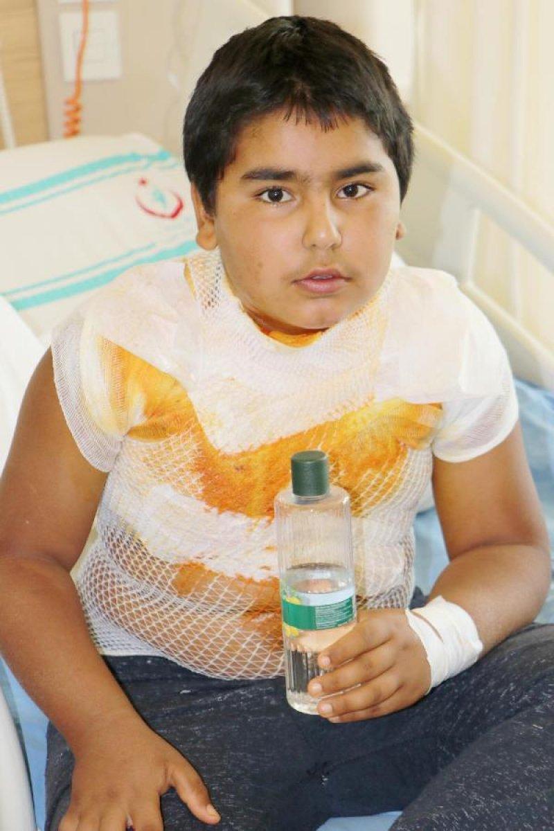 Erzincan'da üzerine kolonya döküp kendini yaktı