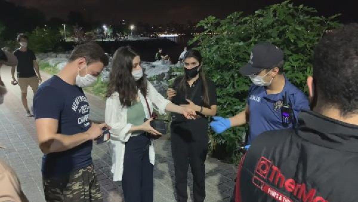 Moda sahilinde dans edenlere 31 bin 500 TL ceza kesildi