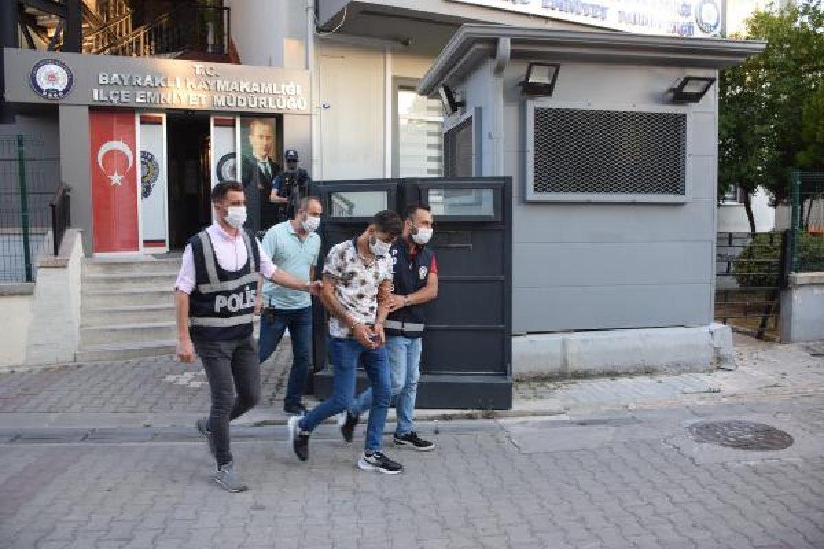 İzmir'de genç kızı darp eden şahıs yakalandı