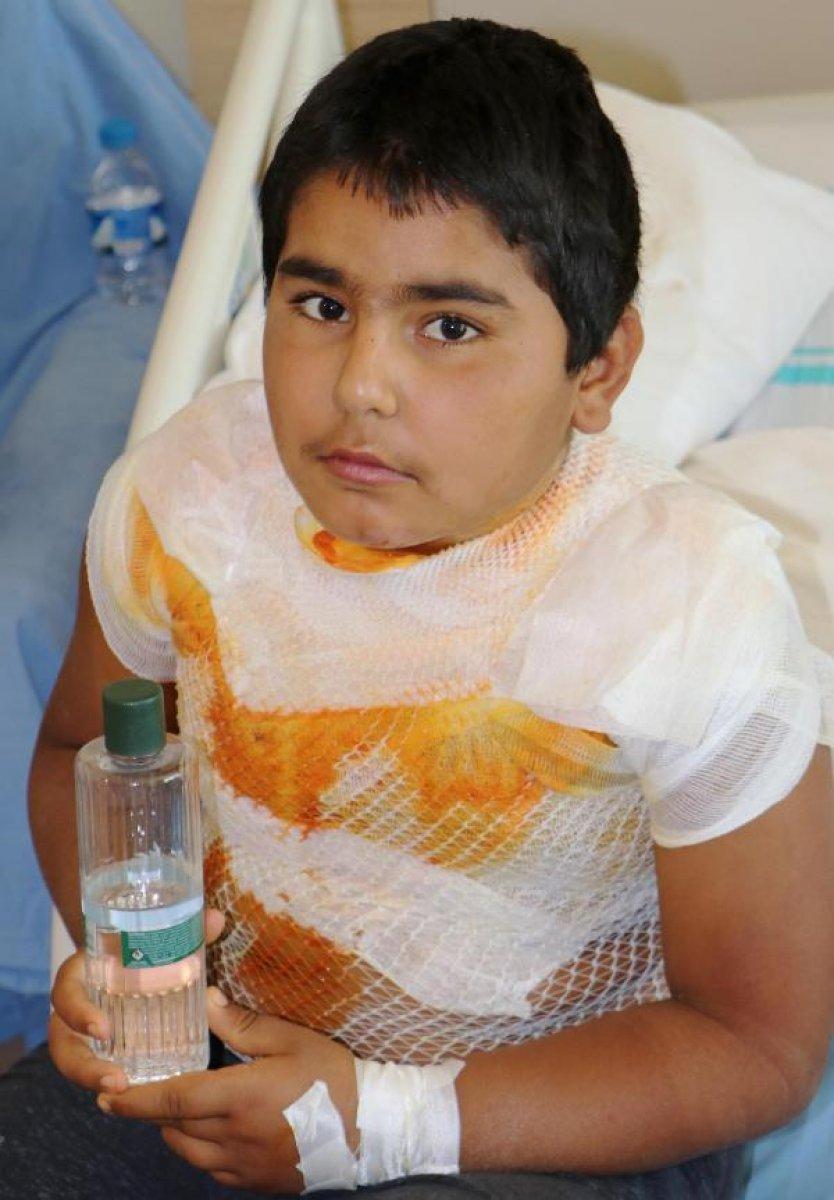 Erzincan'da üzerine kolonya döküp kendini yaktı