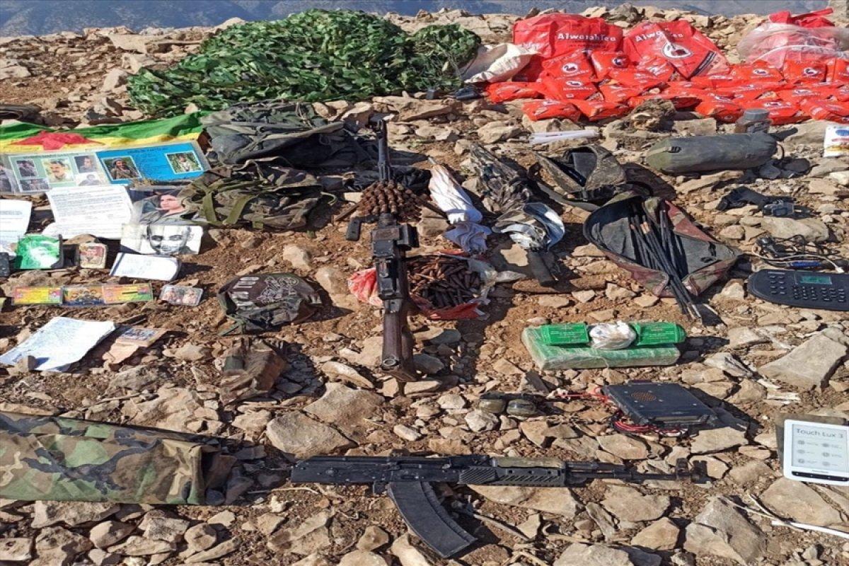 Pençe Kaplan Operasyonu’nda 24 sığınak ele geçirildi