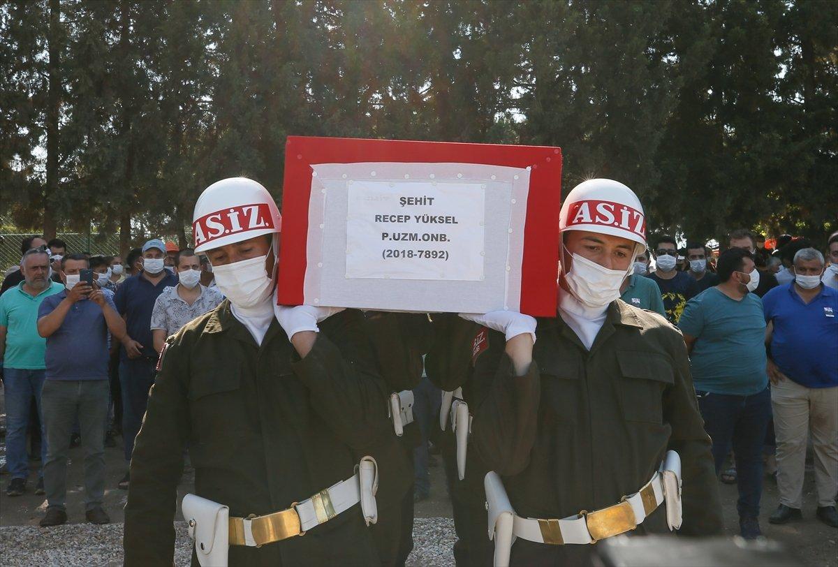 Şehit Recep Yüksel son yolculuğuna uğurlandı