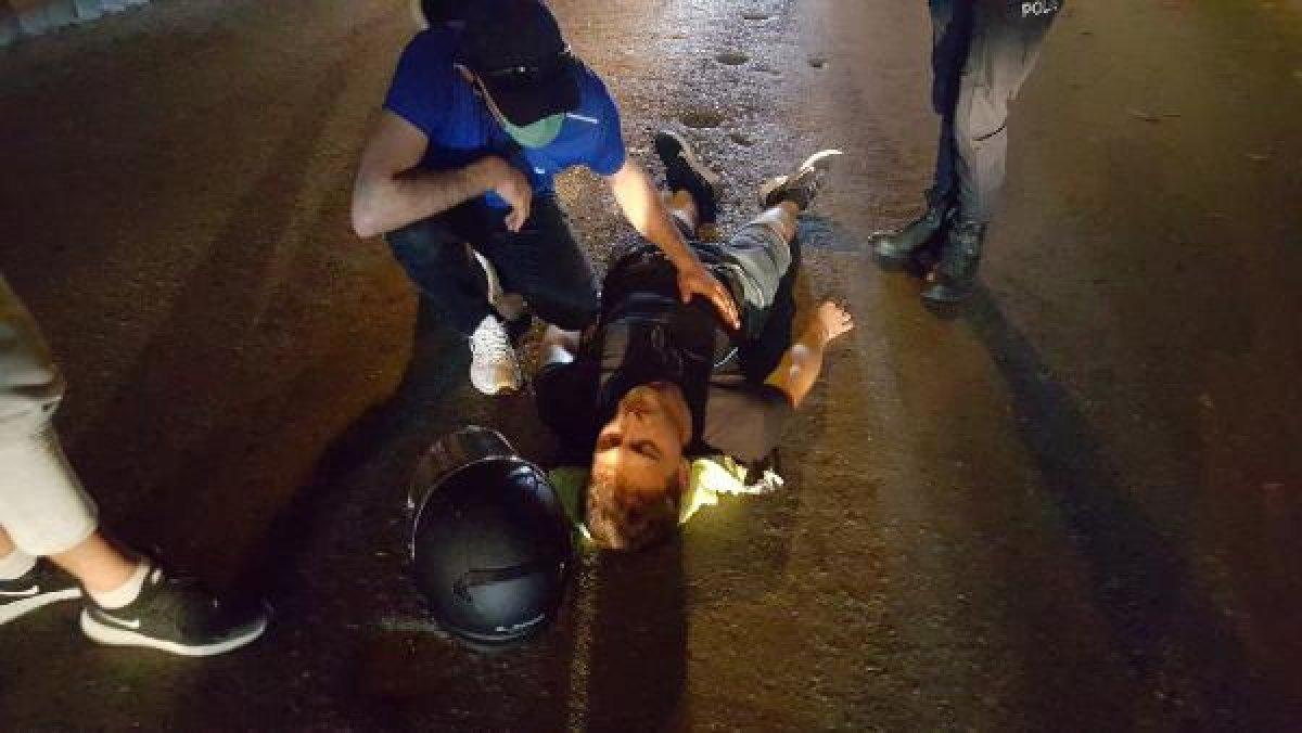 Zonguldak'ta yaralanan sürücü helallik istedi