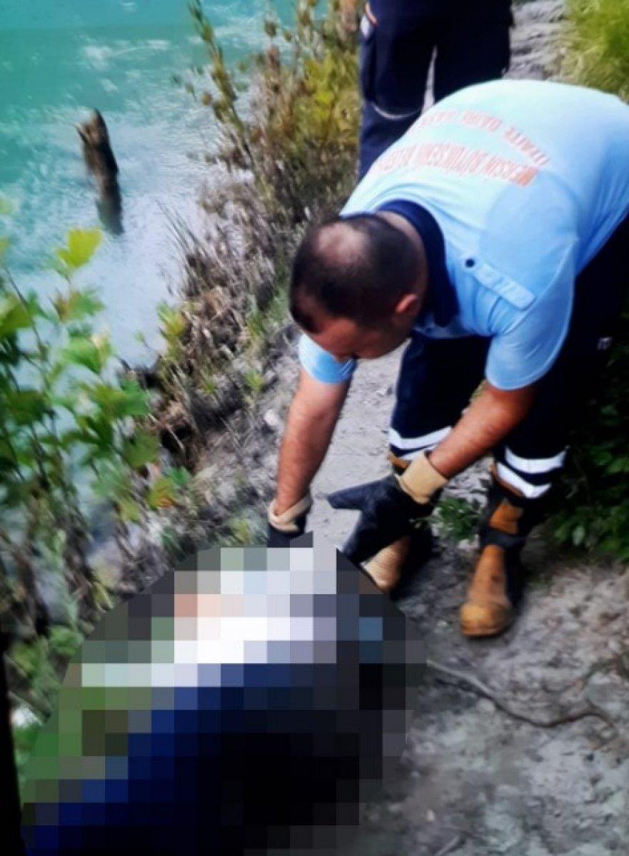 Mersin'de bir kadın görmeye gittiği kanyonda boğuldu