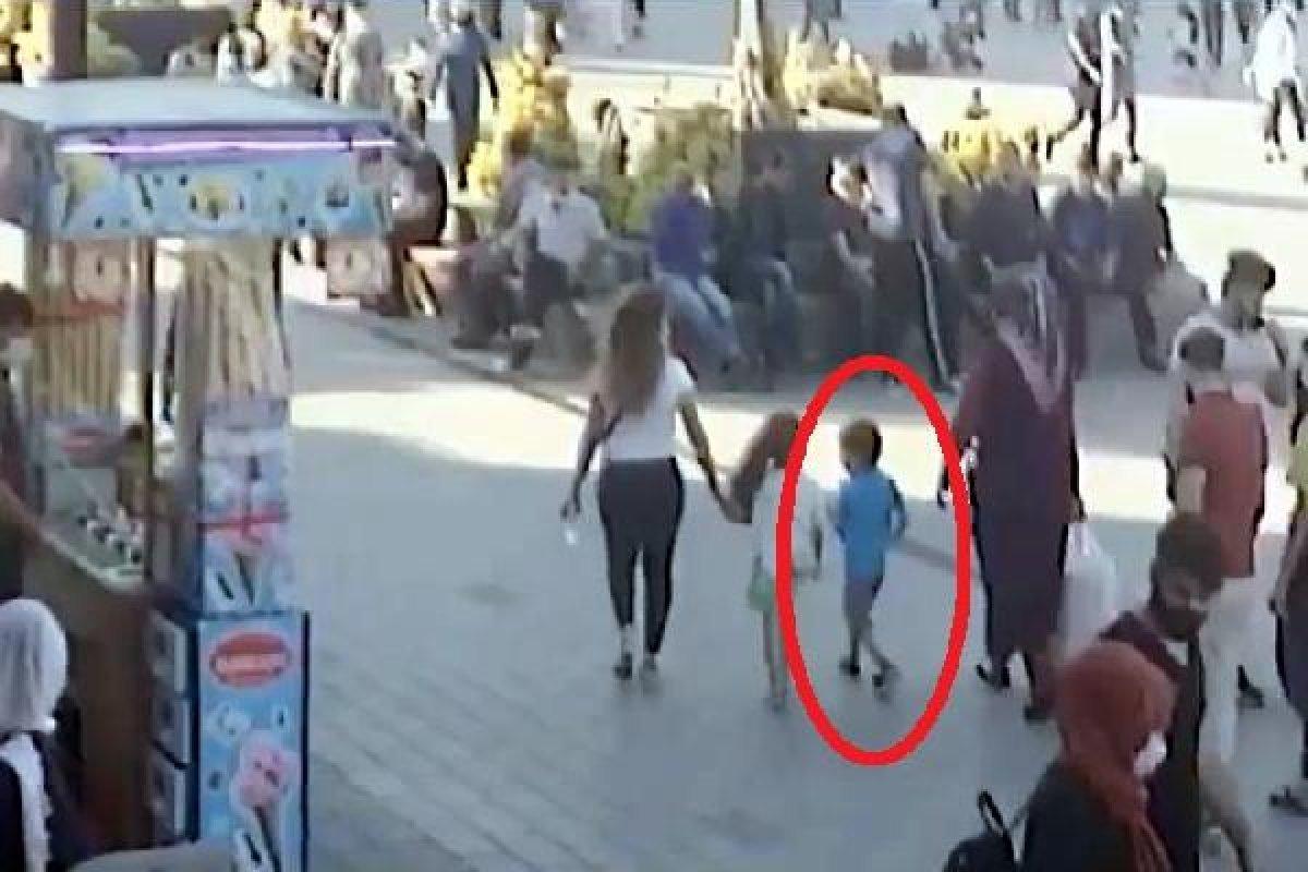 Esenyurt'ta annesi ile yürüyen çocuğa motosiklet çarptı