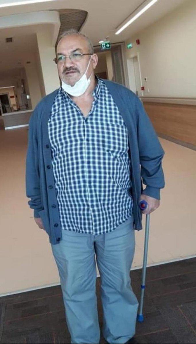 Erzurum'da traktör ile balya makinesi arasında kaldı