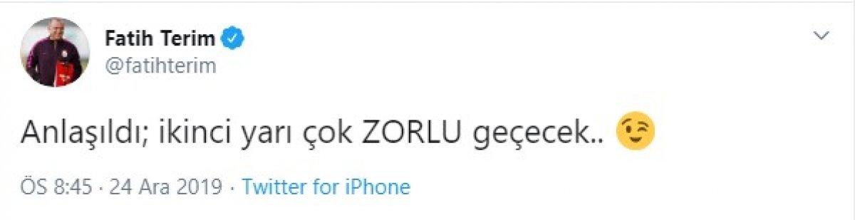 Fatih Terim'den 'Zorlu' ve 'Adalet' tepkisi
