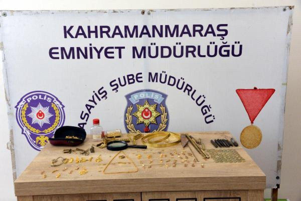 Kahramanmaraş'ta sahte altın çetesi yakalandı