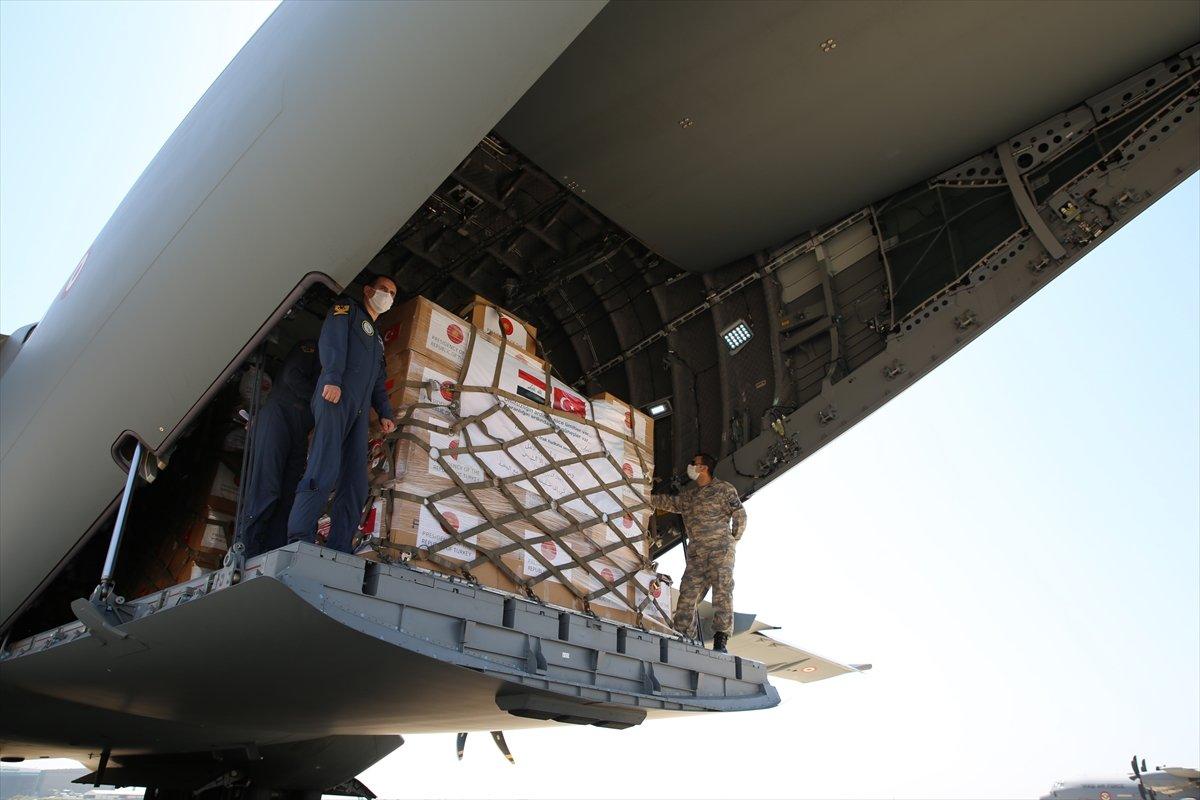 Türkiye'nin koronavirüs yardımı Irak'a ulaştı