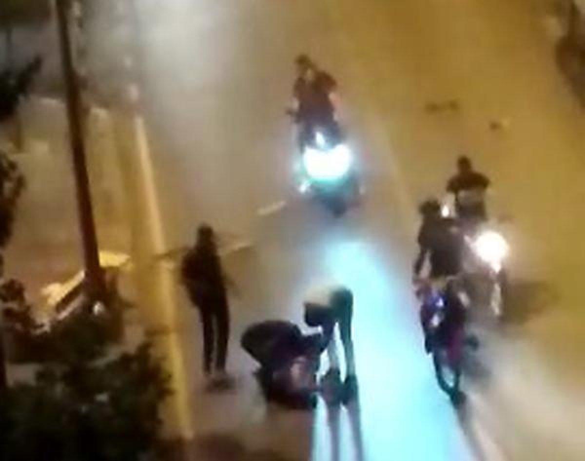 Kağıthane'de iki grup arasında döner bıçaklı kavga