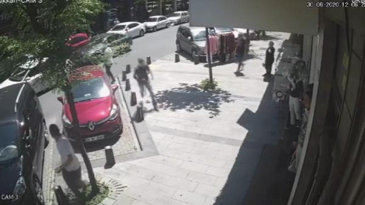 Güngören'de esnaf, kapkaççıları kovaladı