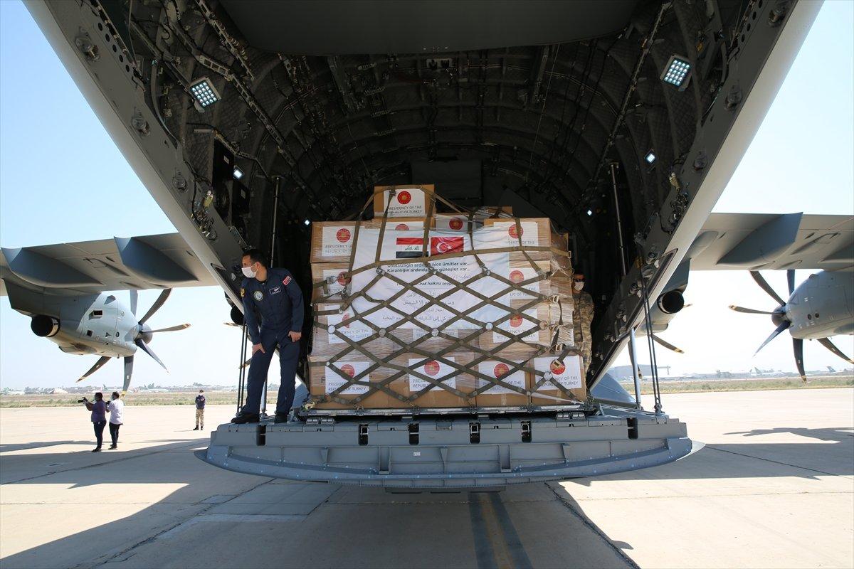 Türkiye'nin koronavirüs yardımı Irak'a ulaştı