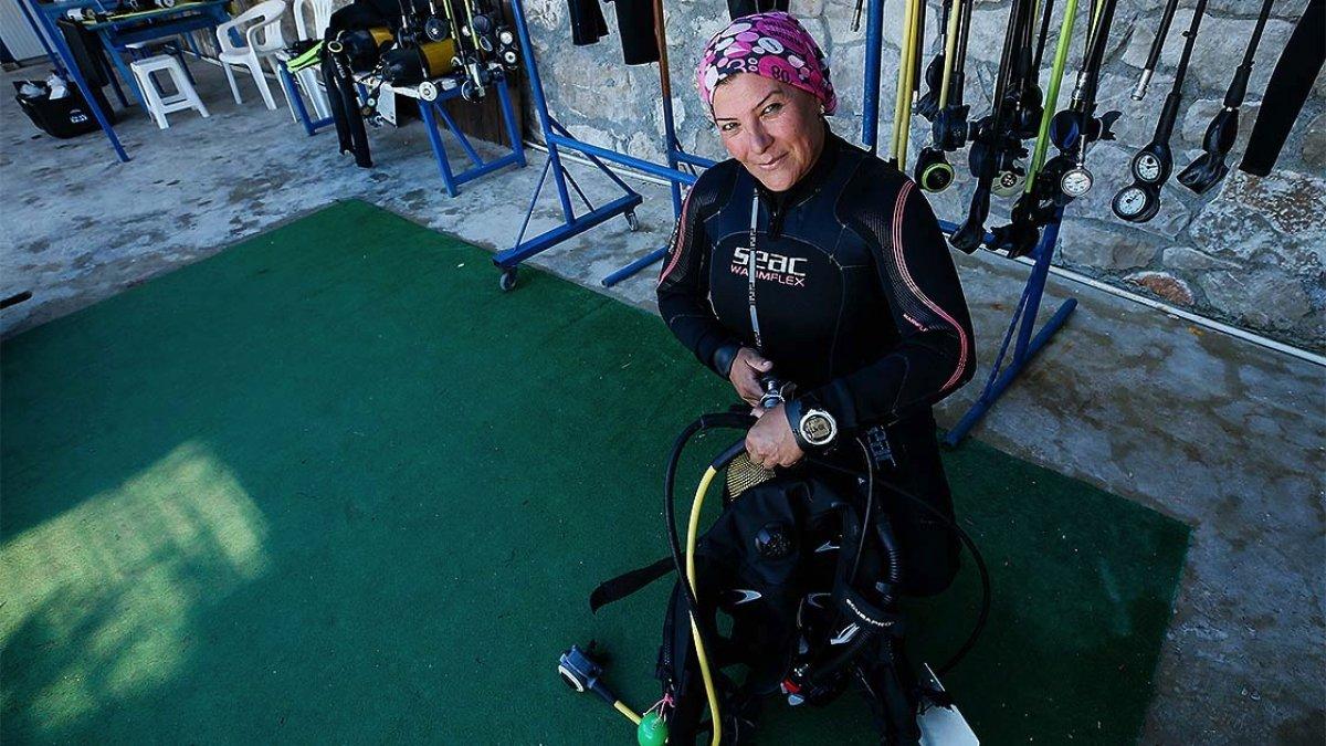 İzmirli mali müşavir, dalgıçlık için mesleğini bıraktı