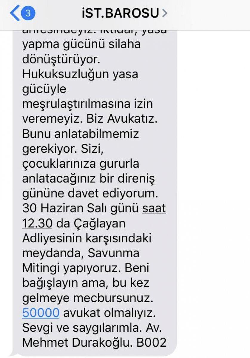 İstanbul Barosu avukatları eyleme çağırdı