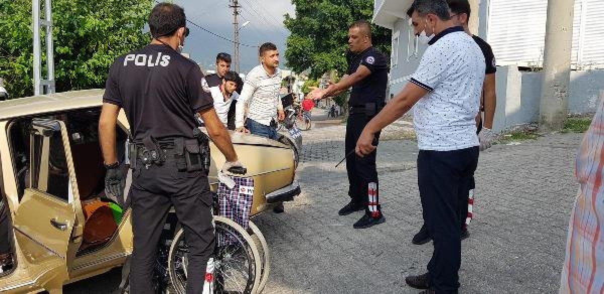Hatay'da engelli numarası yapan dilenci yakalandı