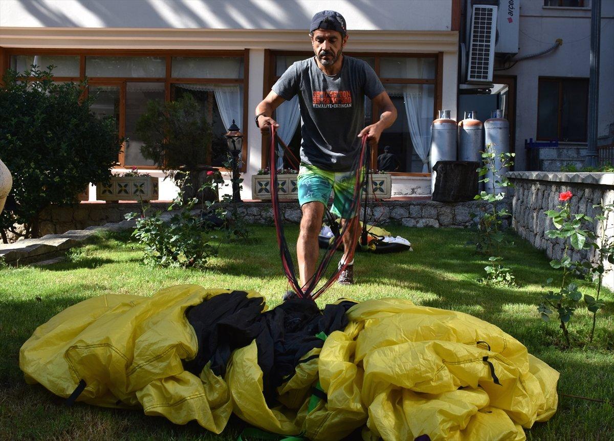 Erzincan'da saatte 200 kilometre hızla yarasa atlayışı