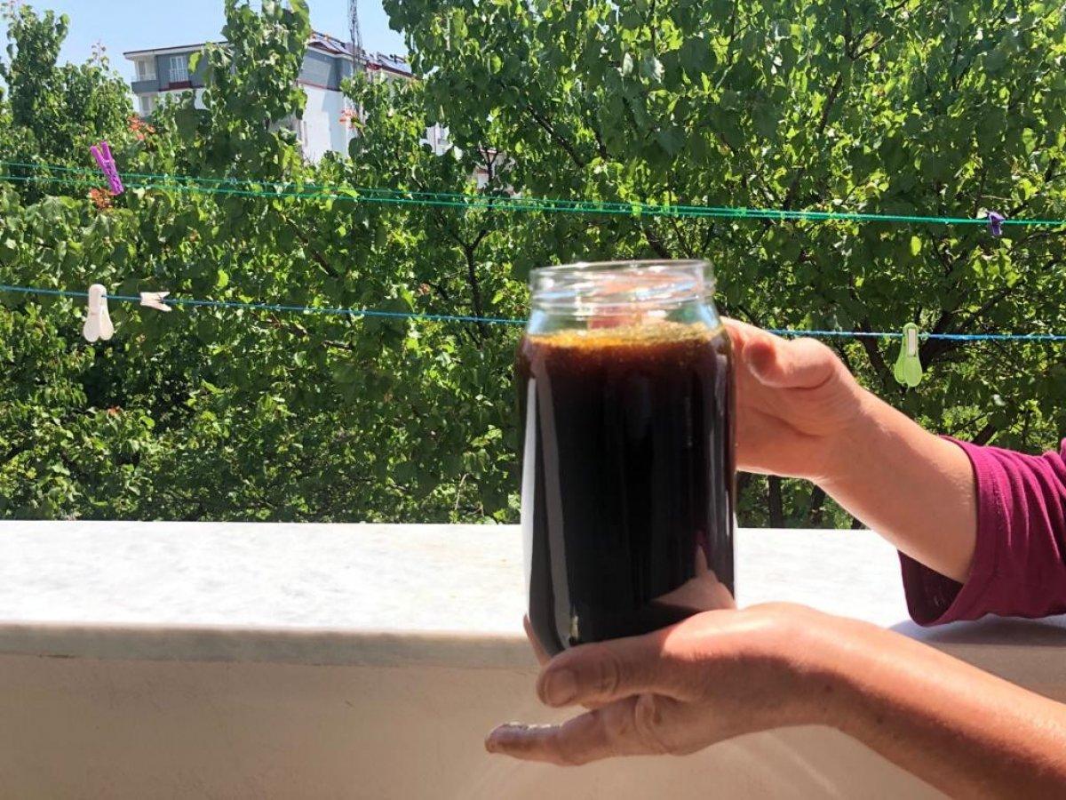 Kars'ta dutların yetişmesiyle pekmez yapımına başlandı