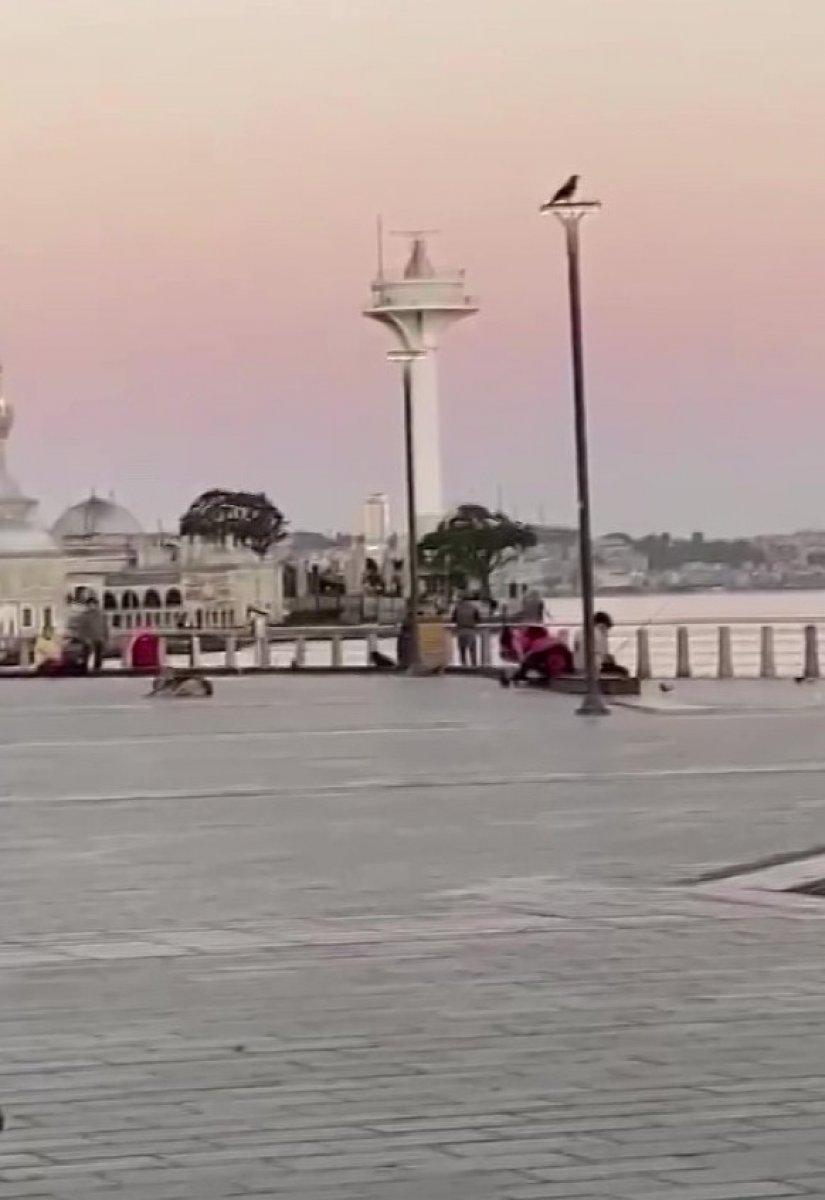 Üsküdar'da erkek arkadaşını tekme tokat dövdü