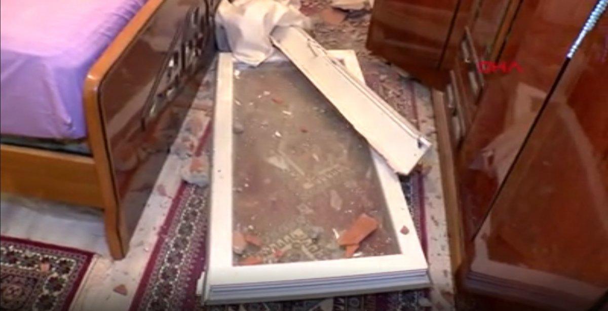 Ataşehir'de bir kamyonet yatak odasına girdi