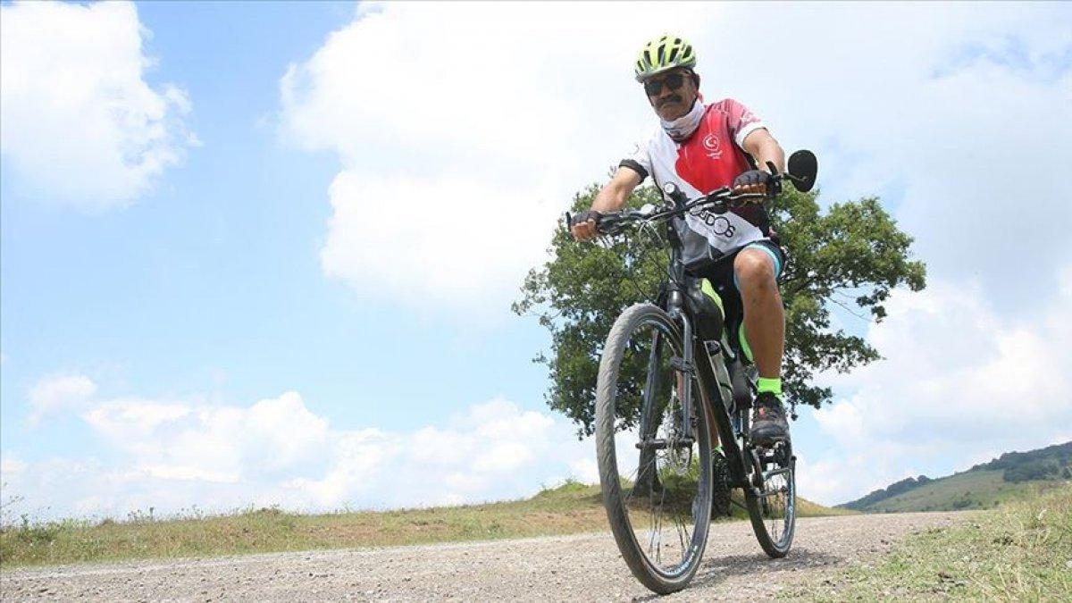 Kocaelili öğretmen, bisiklet sürerek diyabetten kurtuldu