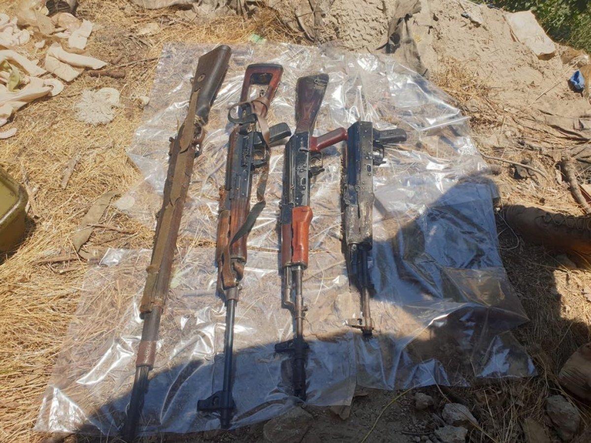 Pençe-Kaplan Operasyonu'nda mühimmat ele geçirildi