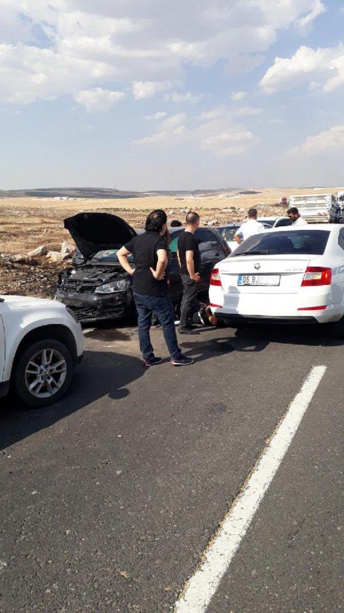 Şanlıurfa'da zincirleme kaza: 3 yaralı