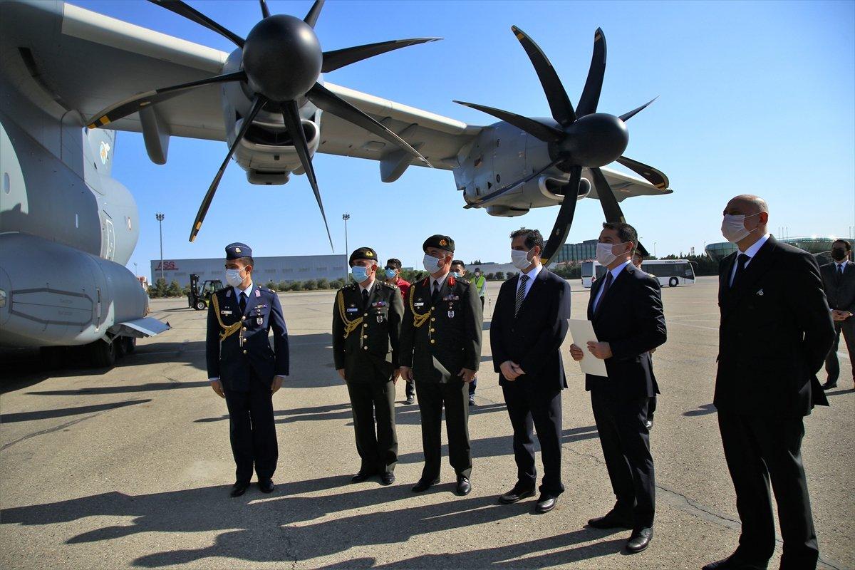 Türkiye'nin korona yardımı Azerbaycan'a ulaştı