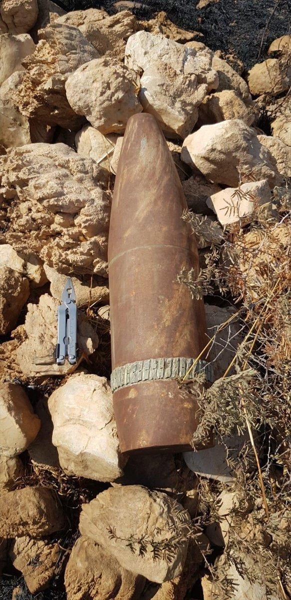 Barış Pınarı bölgesinde top mühimmatı imha edildi