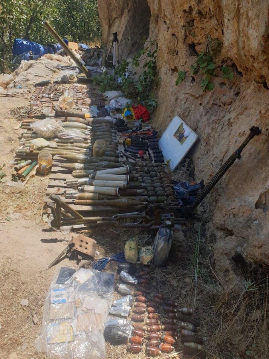 Pençe-Kaplan Operasyonu'nda mühimmat ele geçirildi