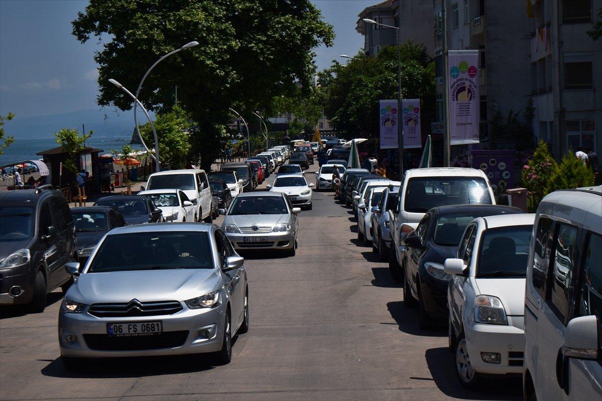 Akçakoca'da hafta sonu yoğunluğu