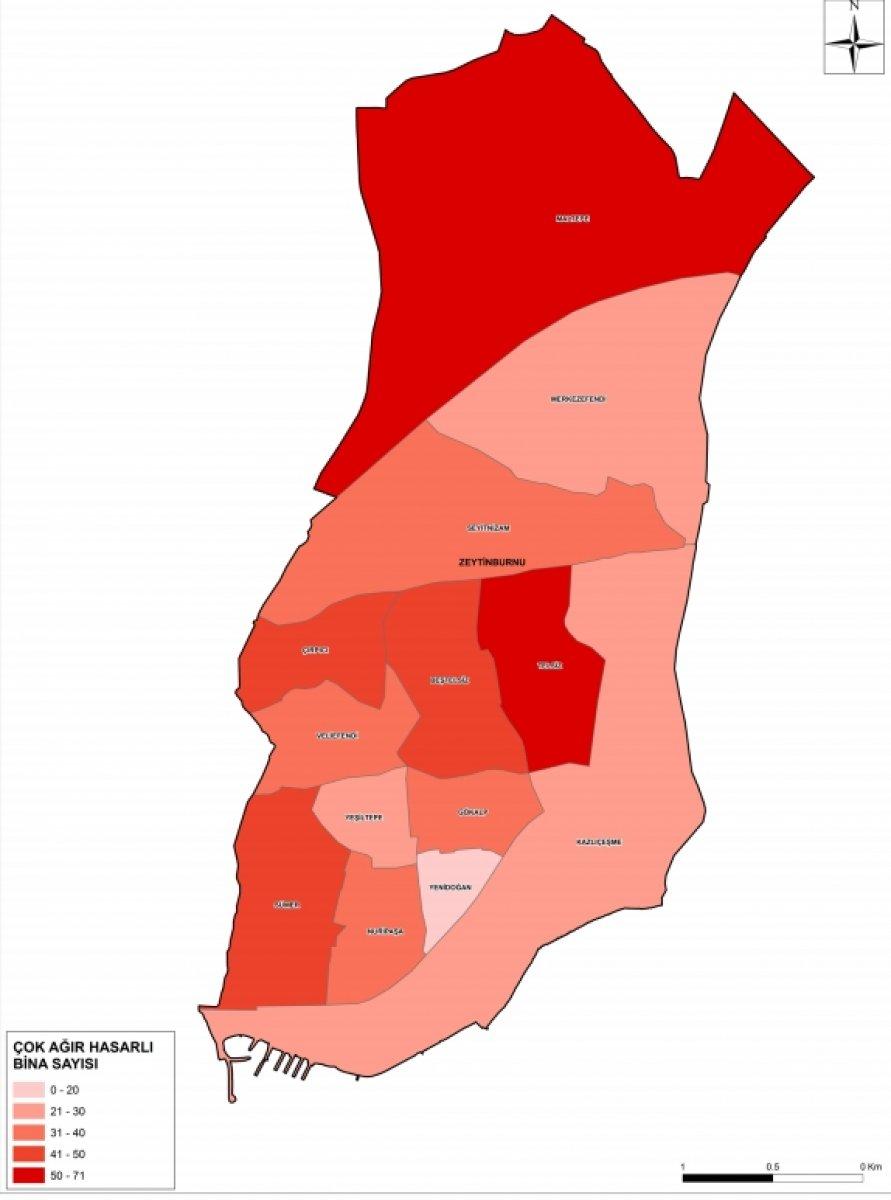 İstanbul'da depremden en fazla zarar görecek ilçeler