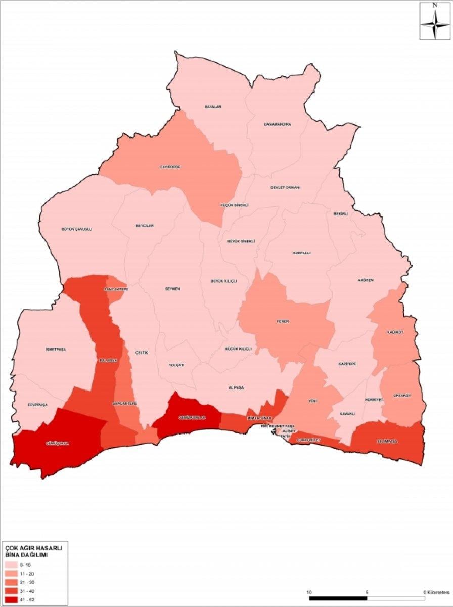 İstanbul'da depremden en fazla zarar görecek ilçeler
