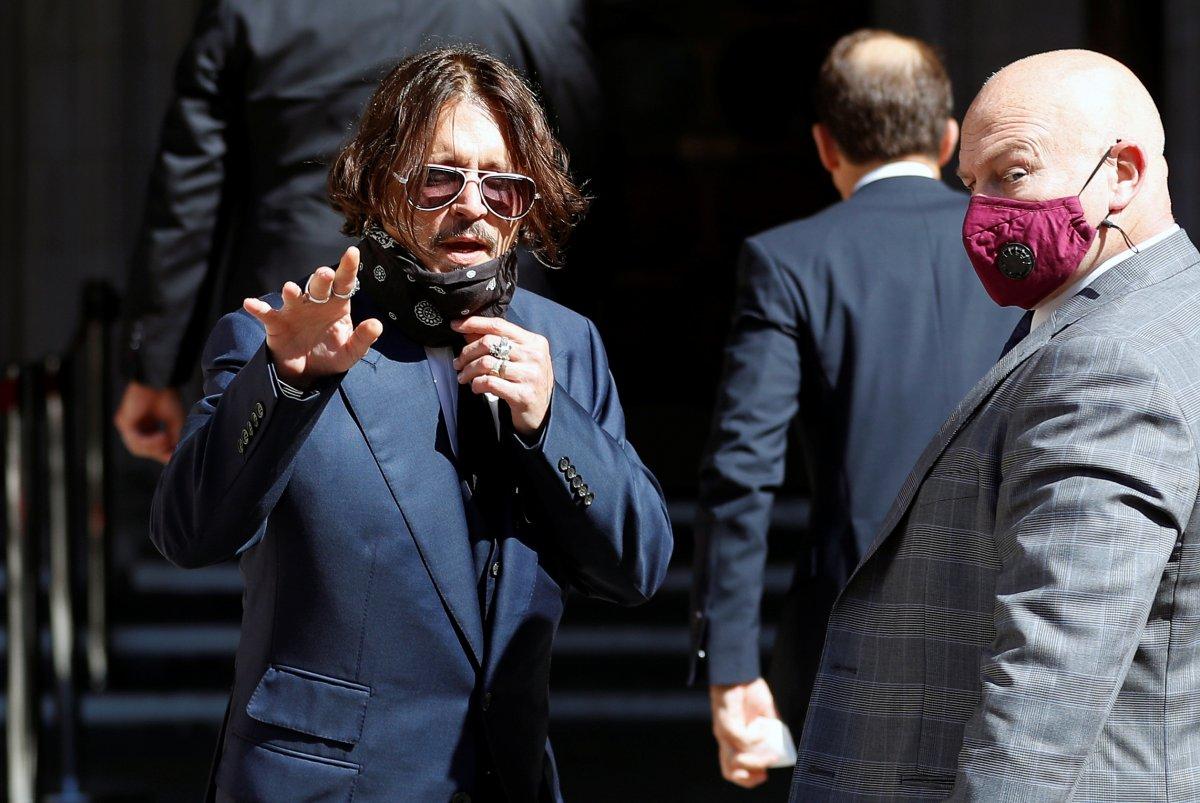 Johnny Depp, The Sun ile mahkemelik oldu