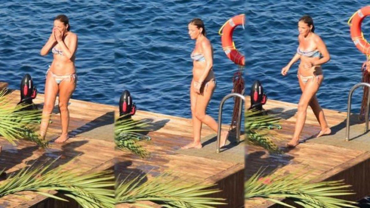 Gülben Ergen, bikinili görüntülendi