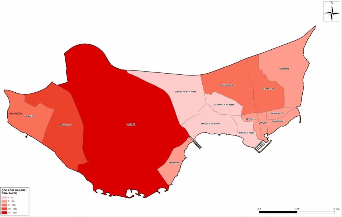 İstanbul'da depremden en fazla zarar görecek ilçeler