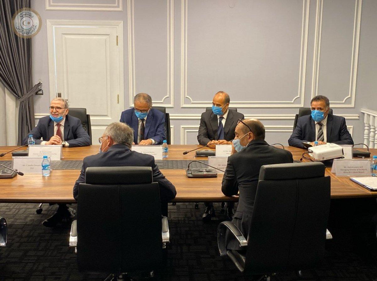 İtalyan petrol şirketi, Libya Başbakanı Serrac'la görüştü