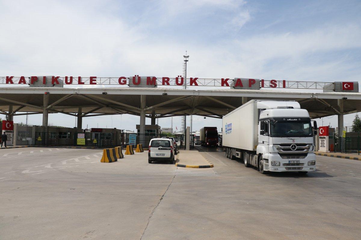 Sınır kapılarına tırlar için randevulu sistem geliyor