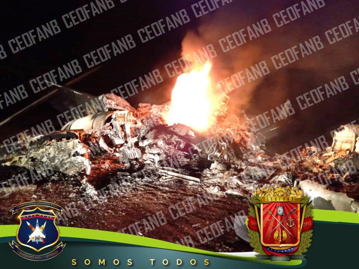 Venezuela ordusu hava sahasına giren ABD uçağını düşürdü