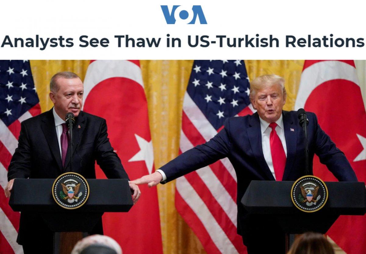 ABD basını: Ankara-Washington hattında buzlar eriyor