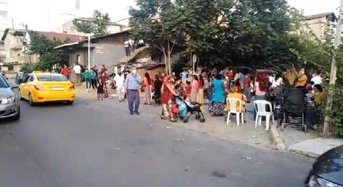 Ataşehir'de sosyal mesafesiz sokak düğünü