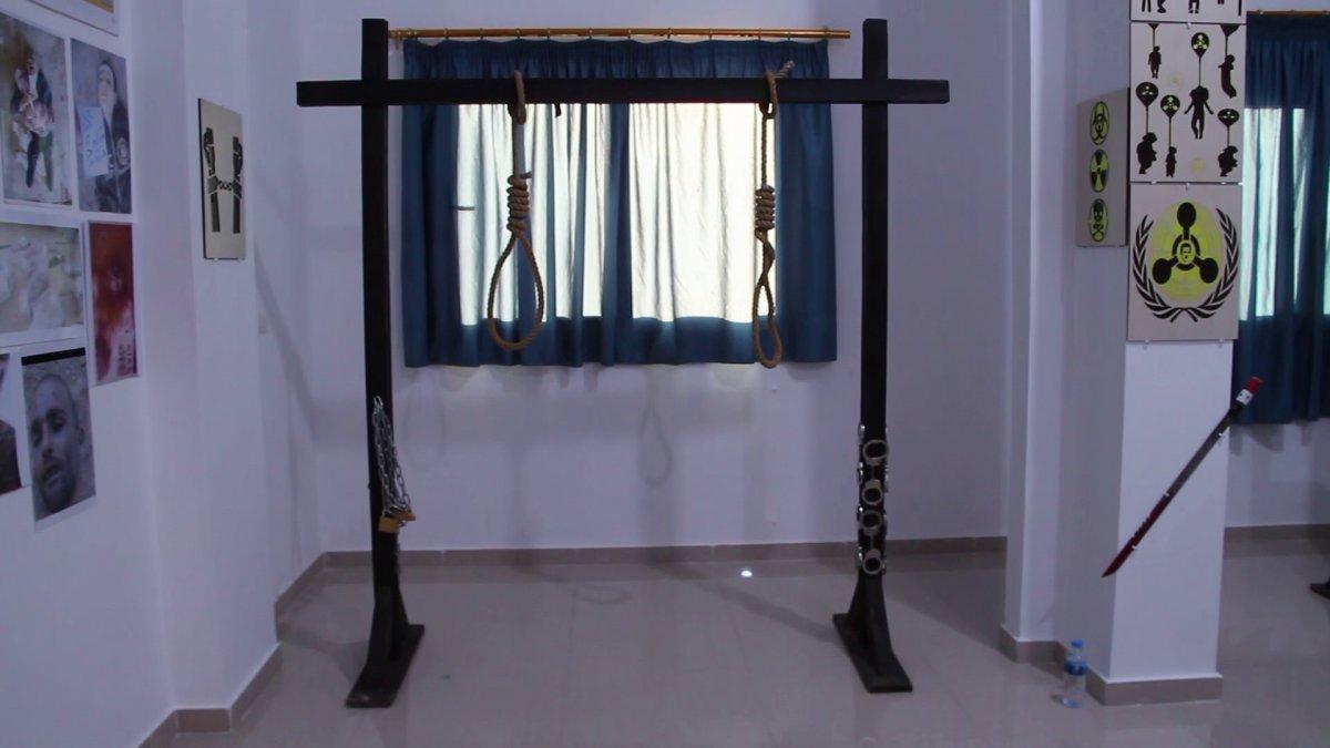 Suriye'de rejim tarafından öldürülenler için sergi açıldı